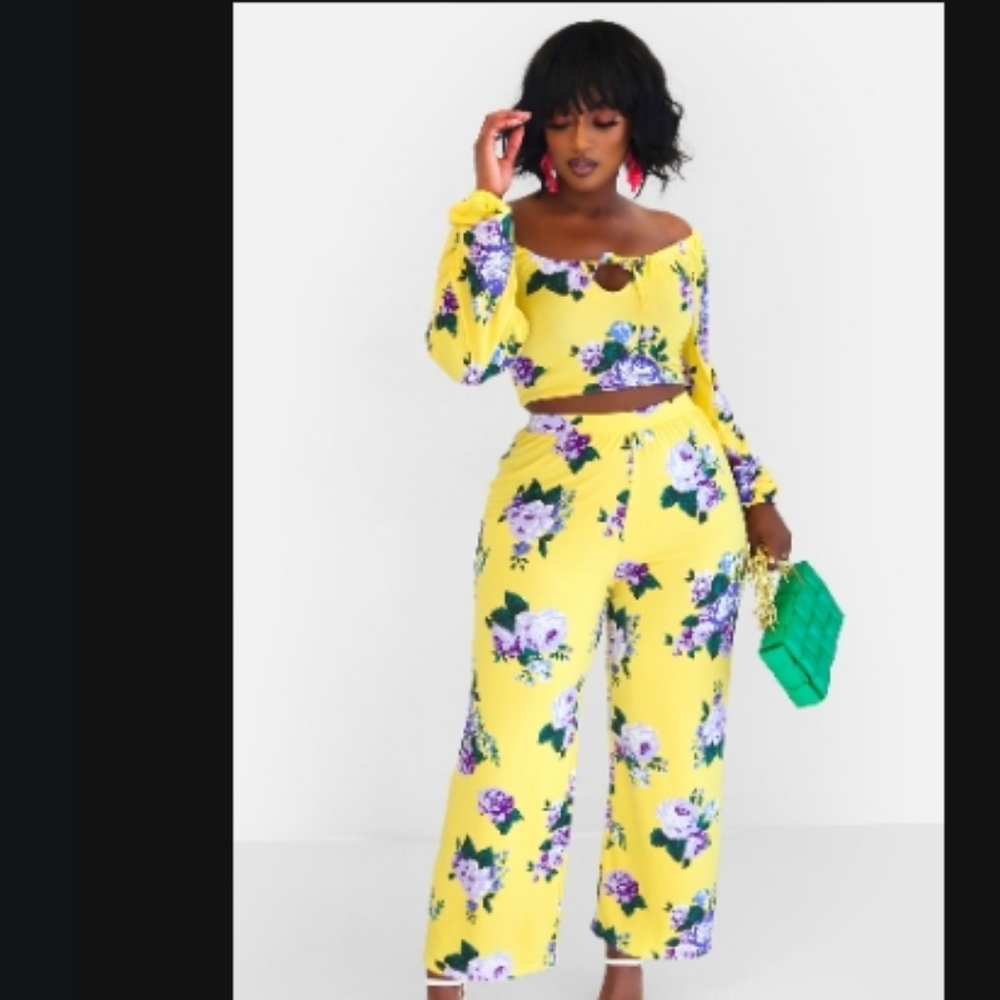 Yellow Two Piece Set